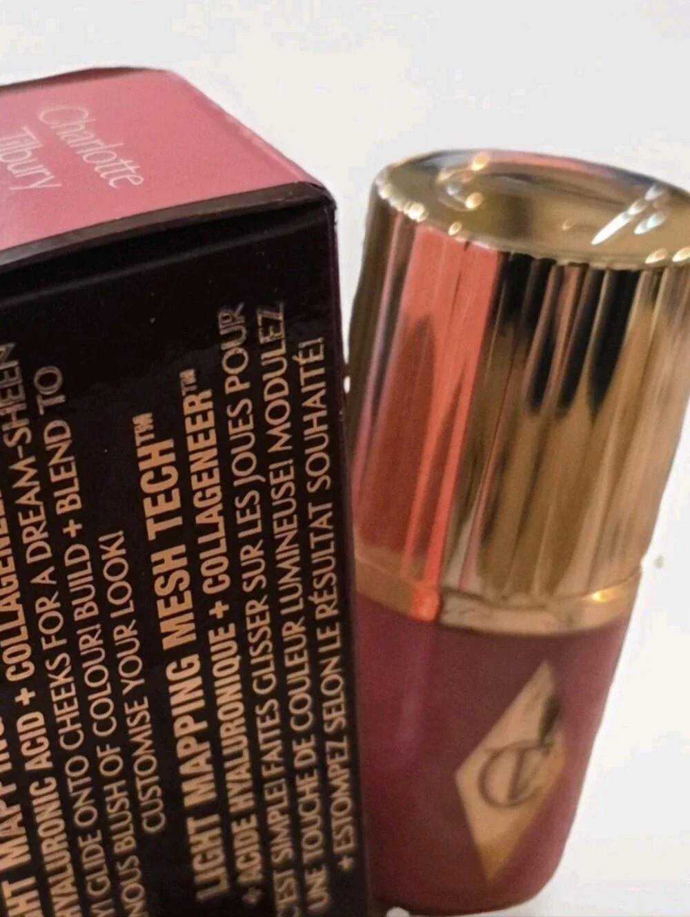 Charlotte Tilbury Unreal Blush Healthy Glow Stick Rosy Glow Cream Blusher NIB